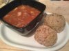 Tuscan bean soup with riceballs.jpg