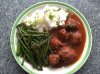 Chicken Kofta curry with jasmine rice.JPG