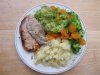 Pork, Mash & Veg with Mustard sauce (Small).JPG