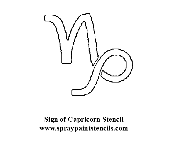 capricorn-sign-stencil.gif